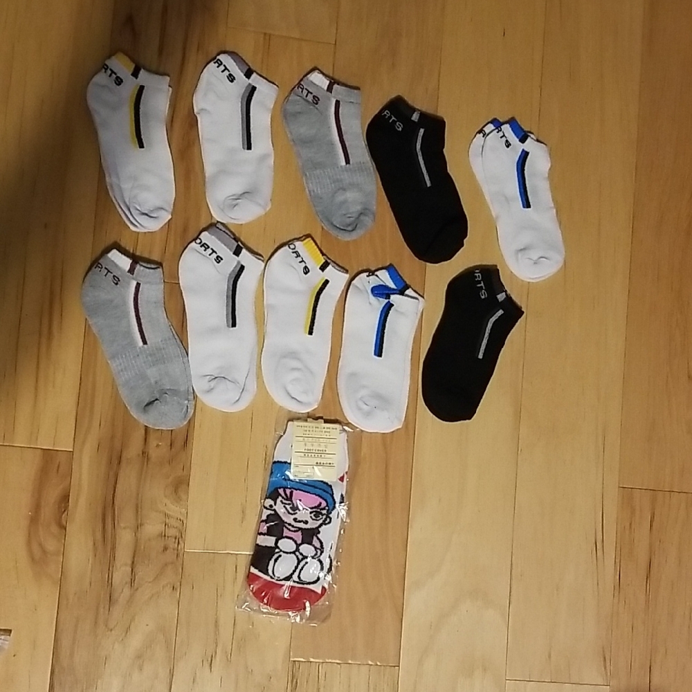 Kids Ankle Socks - Multi-Color Pack